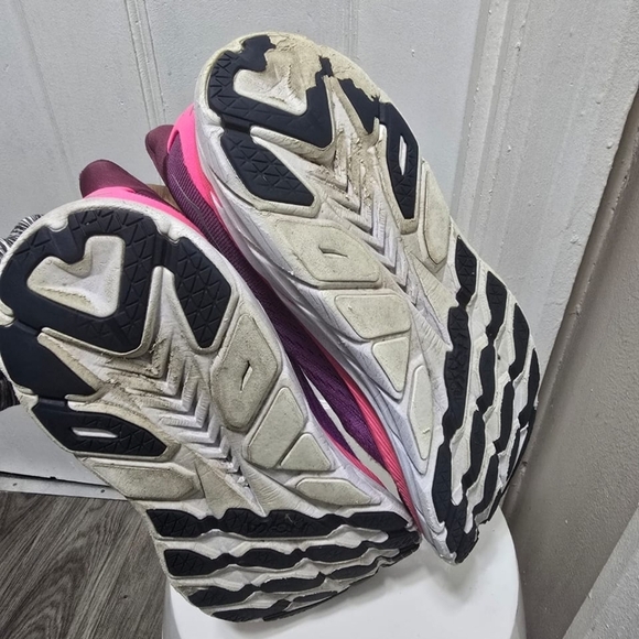 HOKA Clifton 8 Purple Cushioned Running Sneakers Size 11B🌴 - Picture 10 of 10